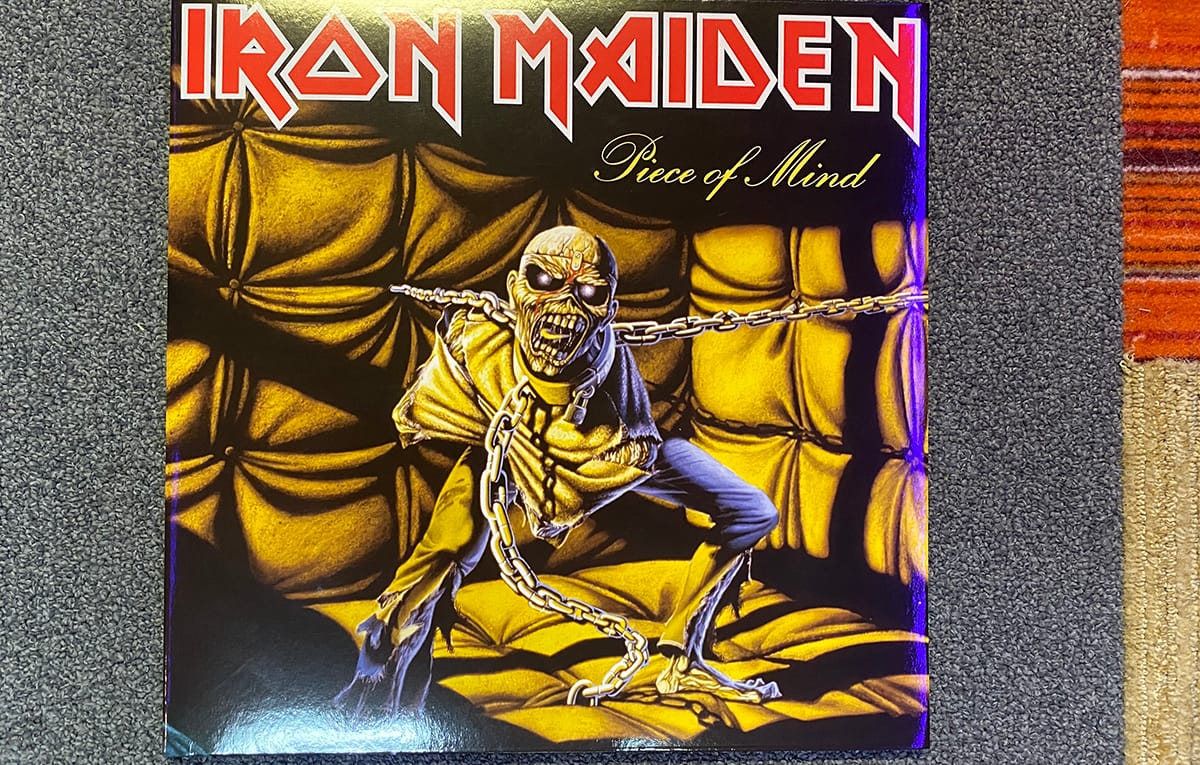 Iron Maiden Piece of Mind EarthScaper Vinyl Review-Front